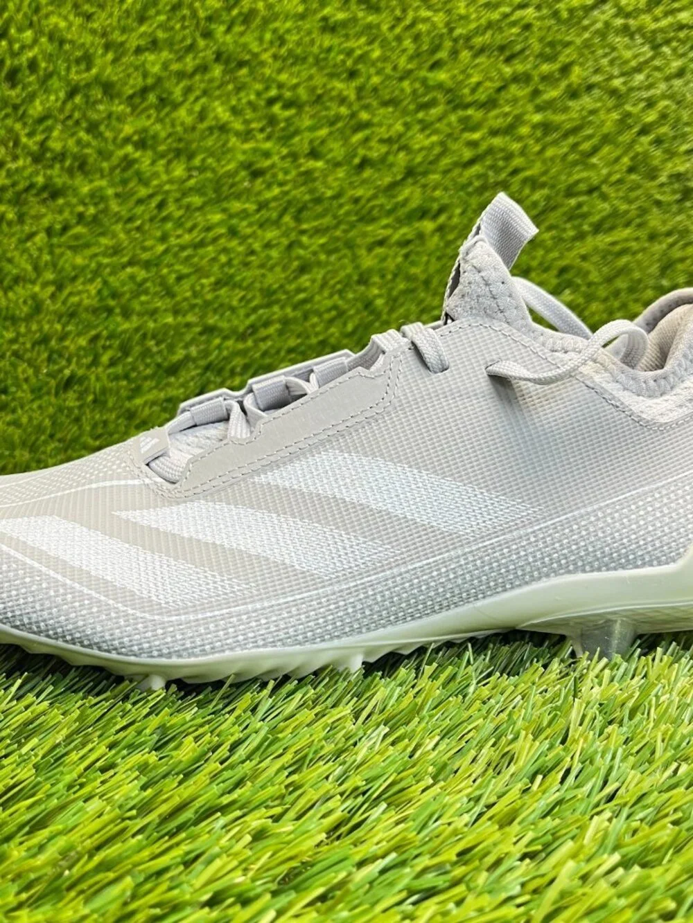 Adidas Adizero Electric.1 Mens Size‎ 8 Gray Silver Running Football Cleats